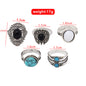 “Stylish 5-piece geometric alloy ring set — perfect for stacking, gifting, or everyday elegance.”