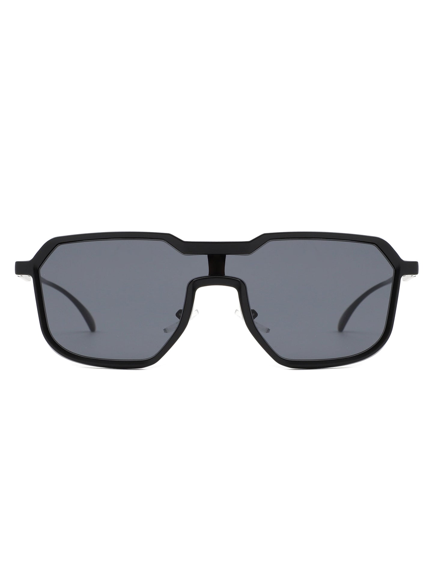 Cramilo Made-in-USA Oversized Square Sunglasses with UV Protection