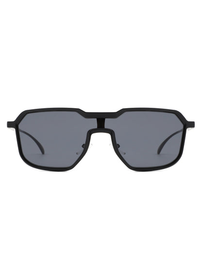 Cramilo Made-in-USA Oversized Square Sunglasses with UV Protection