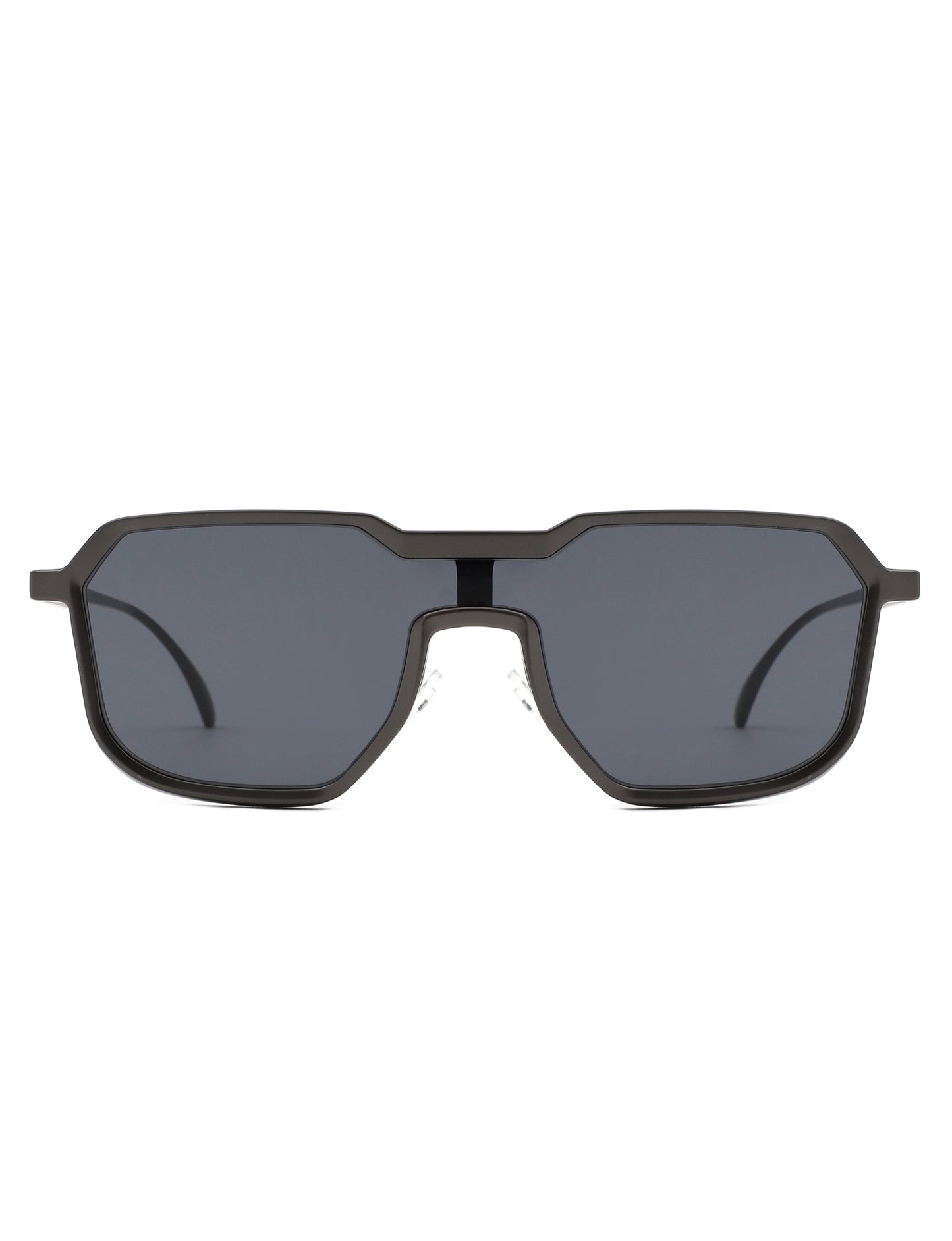 Cramilo Made-in-USA Oversized Square Sunglasses with UV Protection