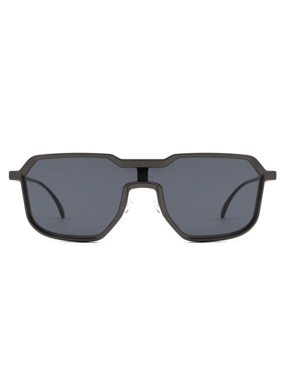 Cramilo Made-in-USA Oversized Square Sunglasses with UV Protection