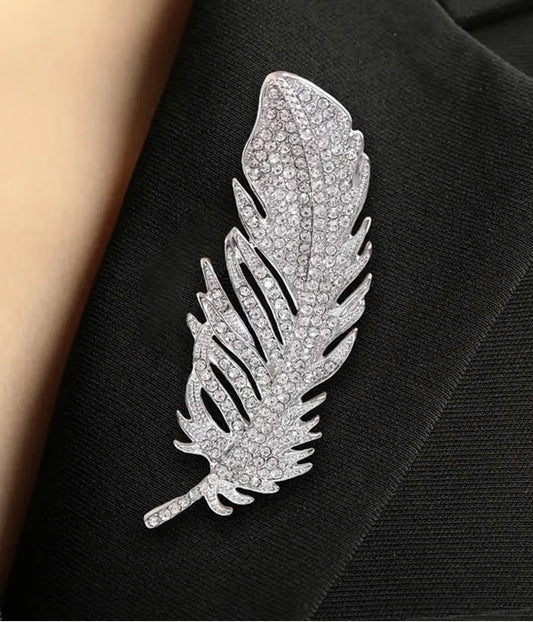 FEATHER BROOCH-0