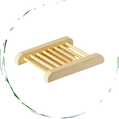 4-Pack Bamboo Soap Dish